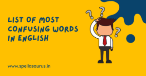 List of most confusing words in English